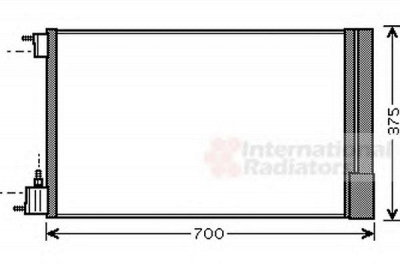 VAN WEZEL 37005478 -  Конденсатор, кондиционер